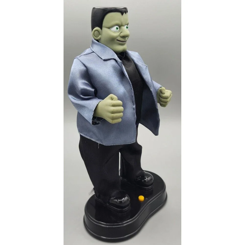 Gemmy Animated Hip Swinging Frankenstein Monster Mash Halloween Vintage 1998